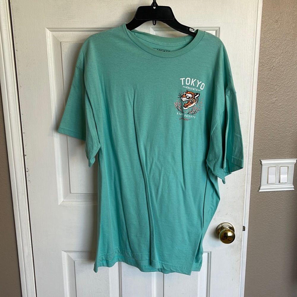 Riot Society Teal T Shirt XL